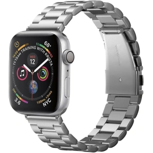 Spigen Modern Fit Band Apple Watch 4/5/6/7/SE/8/9/Ultra 44/45/49mm Silber