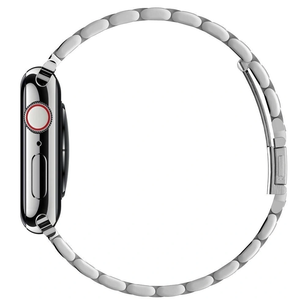 Wholesale Belt Spigen Modern Fit Band Apple Watch 4/5/6/7/SE/8/9/Ultra 44/45/49mm Silver - SPN781SLV - {ean13} - Hurt