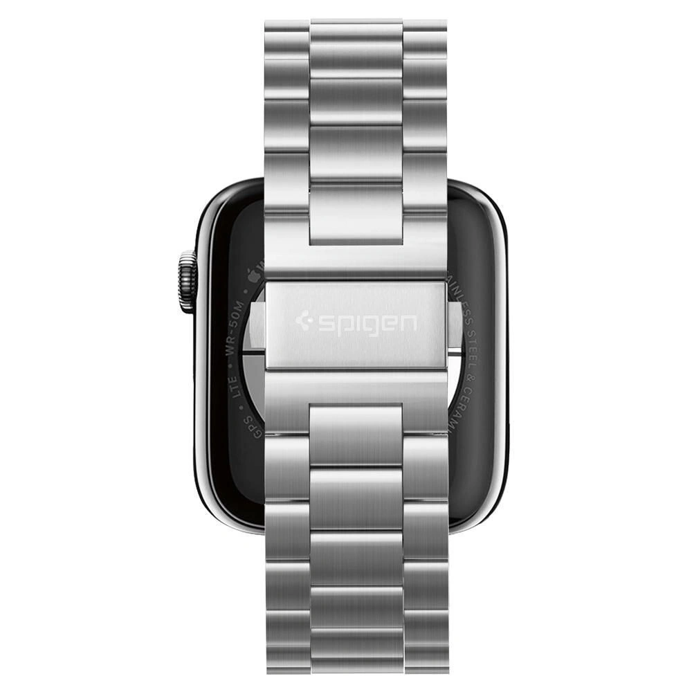 Wholesale Belt Spigen Modern Fit Band Apple Watch 4/5/6/7/SE/8/9/Ultra 44/45/49mm Silver - SPN781SLV - {ean13} - Hurt