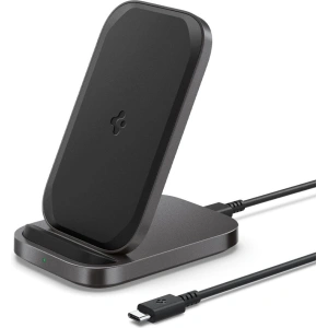 Hurtownia GSM - Vezeték nélküli töltő Spigen PF2102 ArcField Wireless Charger 15W Fekete - SPN2858 - {ean13} - Hurt