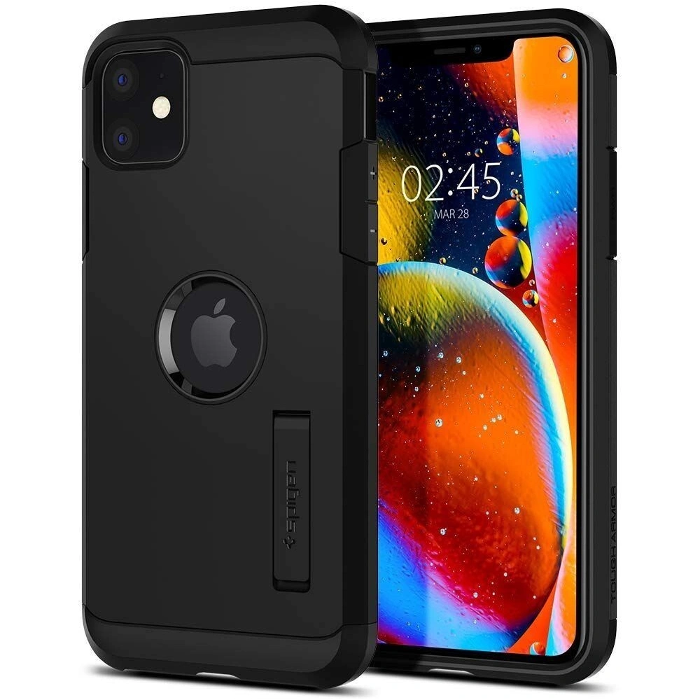 Hurtownia GSM - Etui Spigen Tough Armor Apple iPhone 11 Black - SPN795BLK - {ean13} - Hurt
