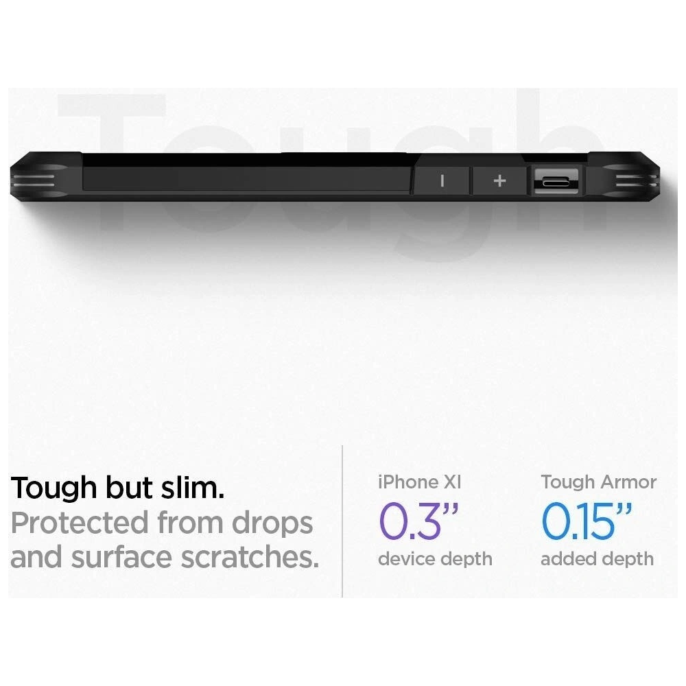 Hurtownia GSM - Etui Spigen Tough Armor Apple iPhone 11 Black - SPN795BLK - {ean13} - Hurt