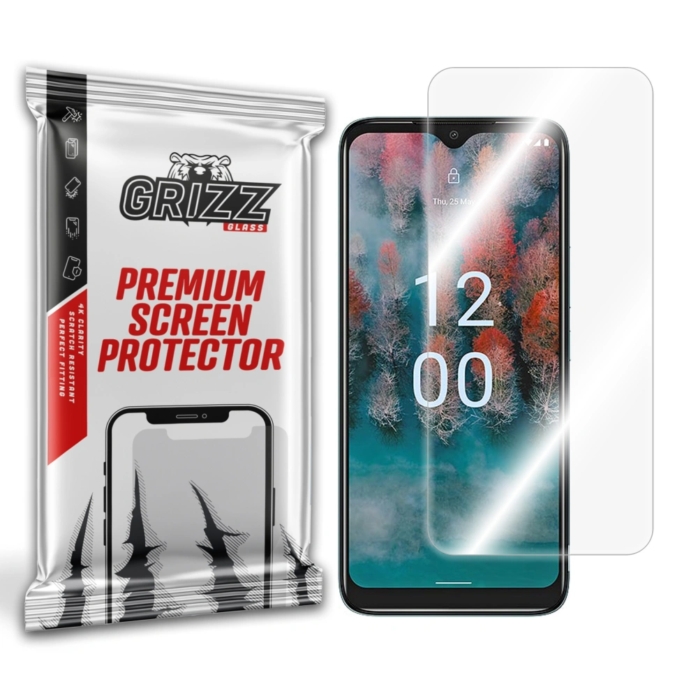 Hurtownia GSM - Szkło hybrydowe GrizzGlass HybridGlass do Nokia C12 Pro - GRZ4710 - {ean13} - Hurt