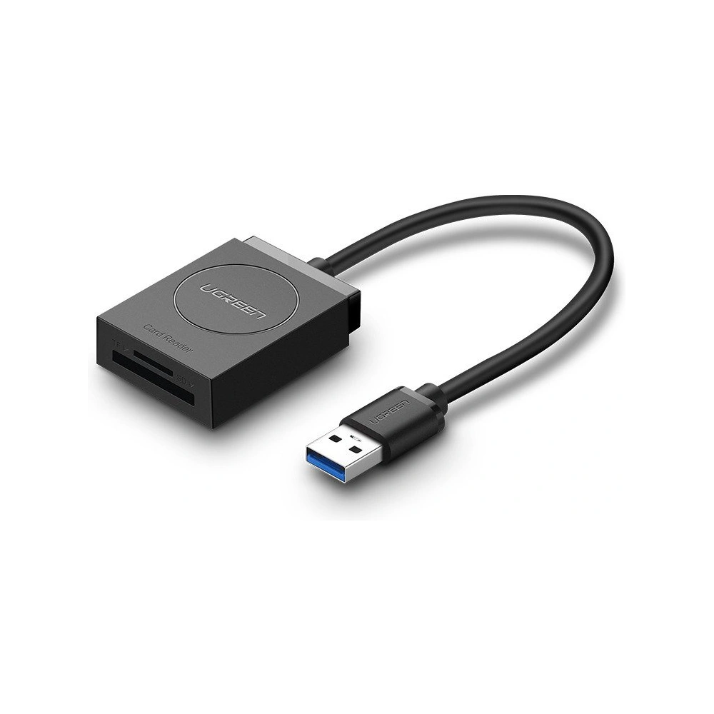 Hurtownia GSM - Adaptér USB UGREEN čtečka karet SD, microSD (černý) - UGR1539 - {ean13} - Hurt