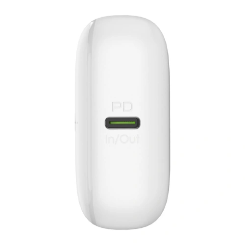 Powerbank PURO Compact Mini Power Bank 10000 mAh, USB-C & USB-A (biały)