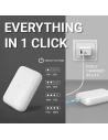 Hurtownia GSM - Powerbank PURO Compact Mini Power Bank 10000 mAh, USB-C & USB-A (weiß) - PUR692 - {ean13} - Hurt