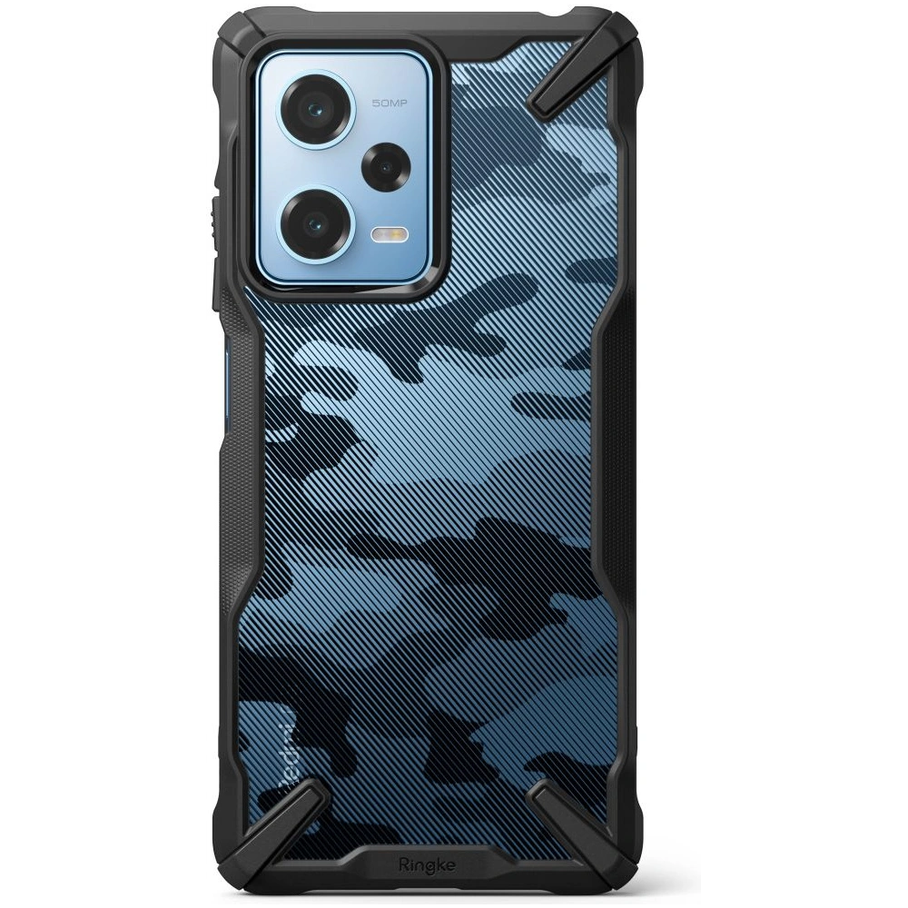 Hurtownia GSM - Etui Ringke Fusion-X Design Xiaomi Redmi Note 12 Pro 5G/POCO X5 Pro 5G Camouflage (Moro) Schwarz - RGK1806 - {ean13} - Hurt