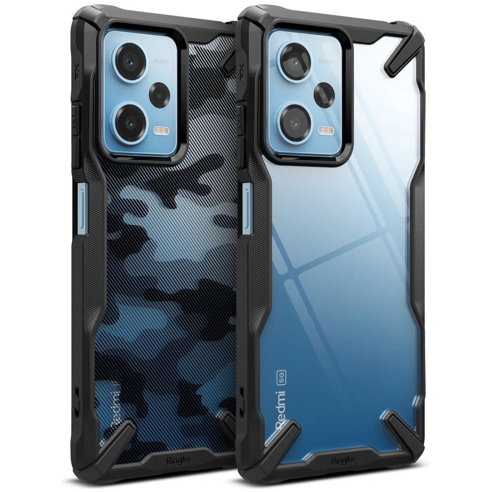 Hurtownia GSM - Etui Ringke Fusion-X Design Xiaomi Redmi Note 12 Pro 5G/POCO X5 Pro 5G Camouflage (Moro) Schwarz - RGK1806 - {ean13} - Hurt