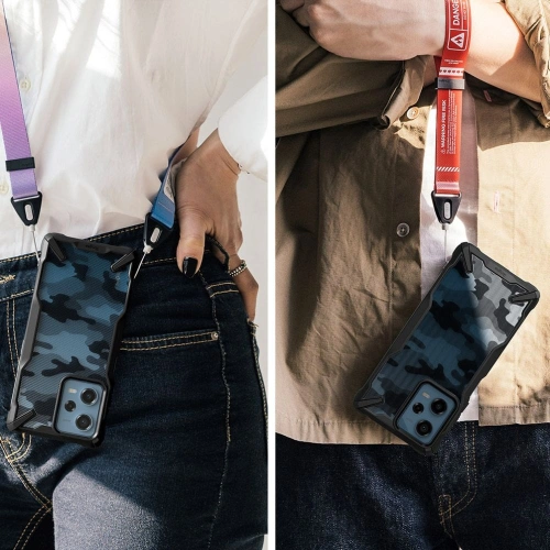 Etui Ringke Fusion-X Design Xiaomi Redmi Note 12 Pro 5G/POCO X5 Pro 5G Camo (Moro) Black