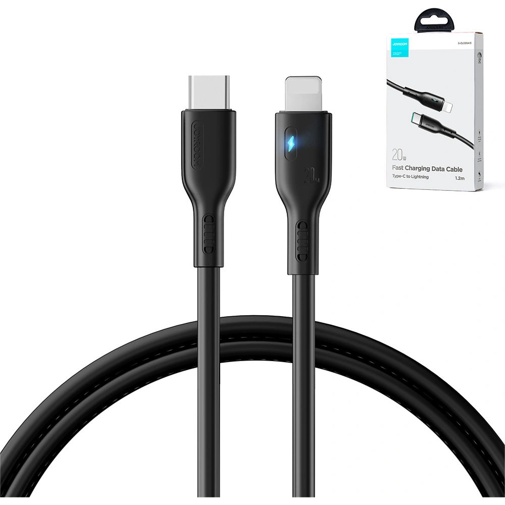 Hurtownia GSM - Kábel Joyroom S-CL020A13 USB-C/Lightning 20W 2m fekete - JYR716 - {ean13} - Hurt