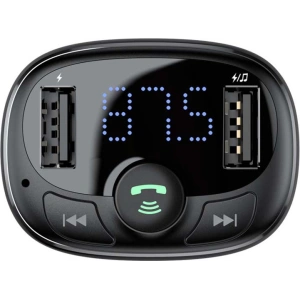 Hurtownia GSM - Transmiter FM Baseus T typu Bluetooth 2xUSB microSD (černý) - BSU4034 - {ean13} - Hurt