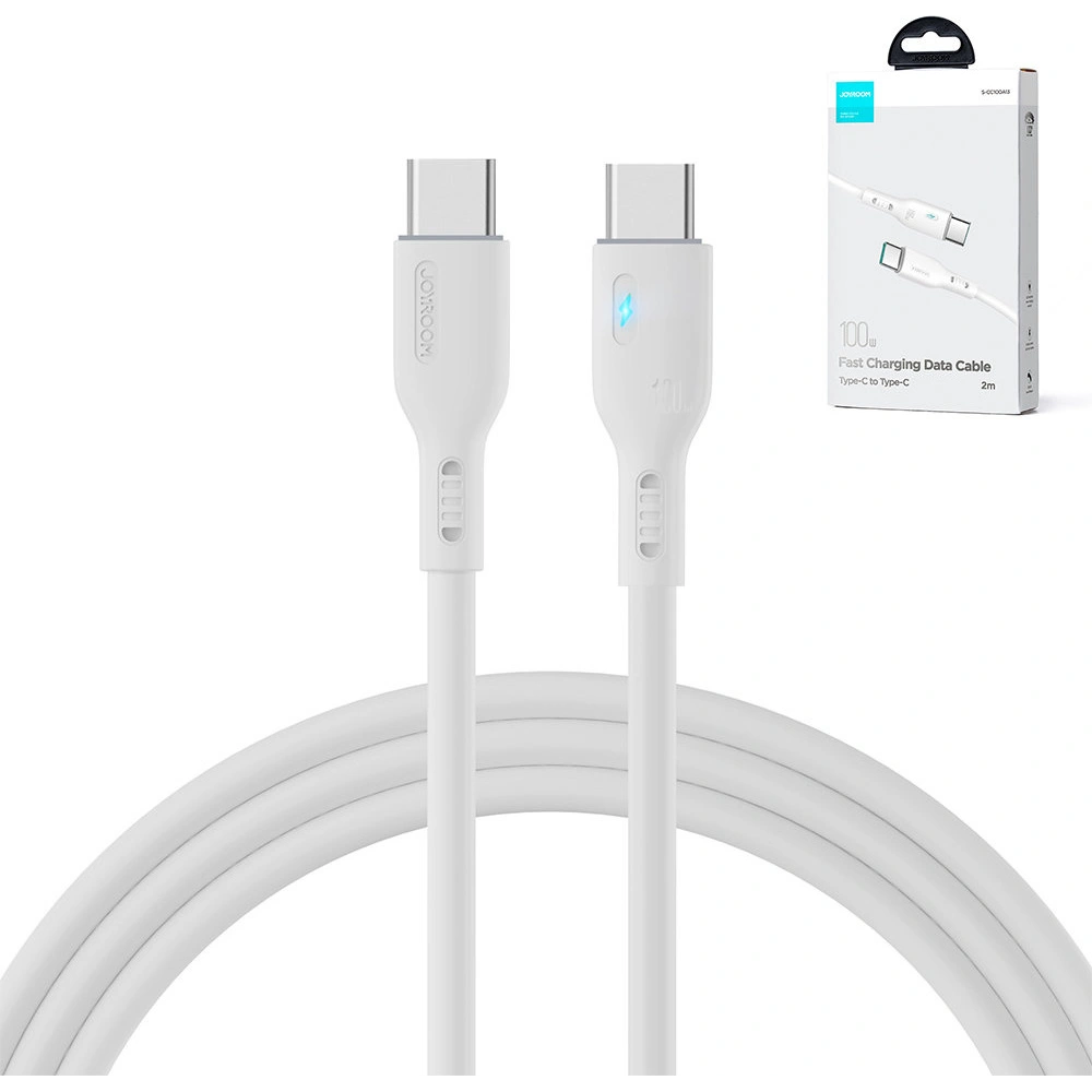 Hurtownia GSM - Cablul Joyroom S-CC100A13 USB-C/USB-C 100W 2m alb - JYR721 - {ean13} - Hurt
