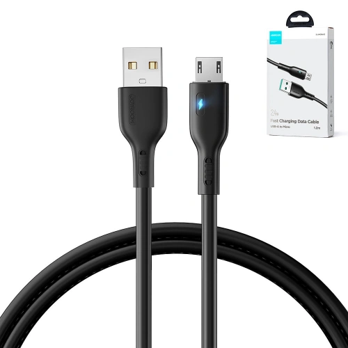 Kabel Joyroom S-UM018A13 USB-A/microUSB 2.4A 1.2m czarny