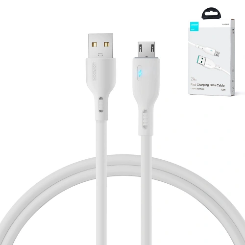 Kabel Joyroom S-UM018A13 USB-A/microUSB 2.4A 1.2m biały