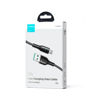 Hurtownia GSM - Kabel Joyroom S-UM018A13 USB-A/microUSB 2.4A 2m schwarz - JYR724 - {ean13} - Hurt