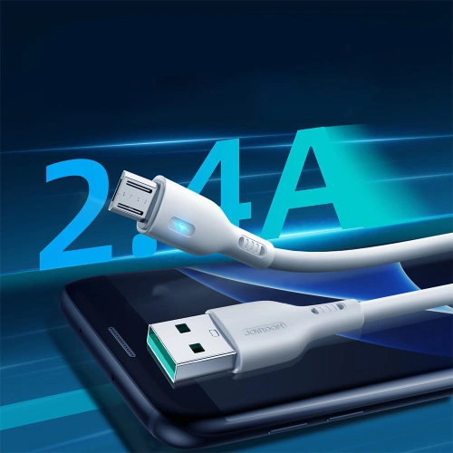 Kabel Joyroom S-UM018A13 USB-A/microUSB 2.4A 2m biały