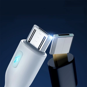 Wholesale Joyroom S-UM018A13 USB-A/microUSB Cable 2.4A 2m white - JYR725 - {ean13} - Hurt