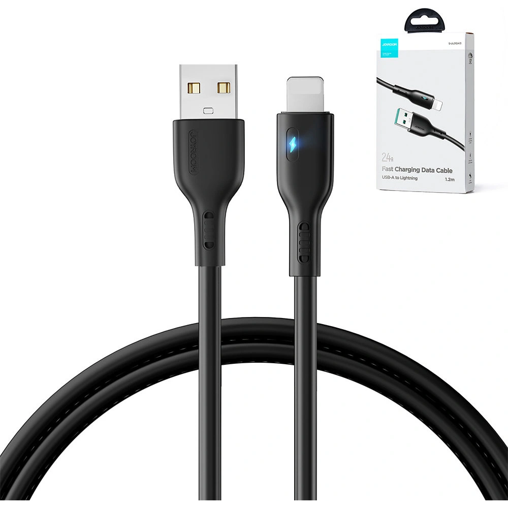 Hurtownia GSM - Kabel Joyroom S-UL012A13 USB-A/Lightning 2.4A 1.2m schwarz - JYR726 - {ean13} - Hurt