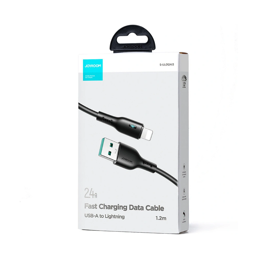 Hurtownia GSM - Kabel Joyroom S-UL012A13 USB-A/Lightning 2.4A 1.2m schwarz - JYR726 - {ean13} - Hurt