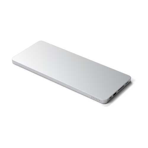 Hurtownia Satechi - 810086360413 - STH1 - Stacja dokująca Satechi Slim Dock do Apple iMac 24 USB-C (USB-C 10Gb, USBA-A 10Gb, 2x USB-A, czytnik kart micro/SD (silver) - B2B homescreen