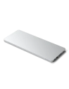 Dokkoló állomás Satechi Slim Dock Apple iMac 24 USB-C (USB-C 10Gb, USBA-A 10Gb, 2x USB-A, micro/SD kártyaolvasó (ezüst)