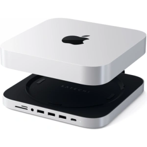Hurtownia GSM - Podstályk Satechi Alumínium Hub az Apple Mac mini Hub USB-C-hez (USB-C, 3x USB-A, micro/SD kártyaolvasó, jack port) (ezüst) - STH3 - {ean13} - Hurt