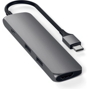 Hurtownia GSM - Adapter HUB Satechi Alumínium Adapter Slim USB-C (USB-C, 4K HDMI, 2x USB-A) (szürke) - STH6 - {ean13} - Hurt