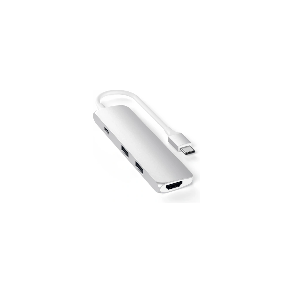 Hurtownia GSM - Adaptér HUB Satechi hliníkový adaptér Slim USB-C (USB-C, 4K HDMI, 2x USB-A) (stříbrný) - STH7 - {ean13} - Hurt