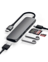Hurtownia GSM - Adapter HUB Satechi Alumínium Adapter Slim v2 USB-C (USB-C, 2x USB-A, 4K HDMI, kártyaolvasó) (szürke) - STH11 - {ean13} - Hurt