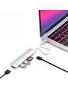 Hurtownia GSM - Adapter HUB Satechi Alumínium Adapter Slim v2 USB-C (USB-C, 2x USB-A, 4K HDMI, kártyaolvasó) (ezüst) - STH12 - {ean13} - Hurt