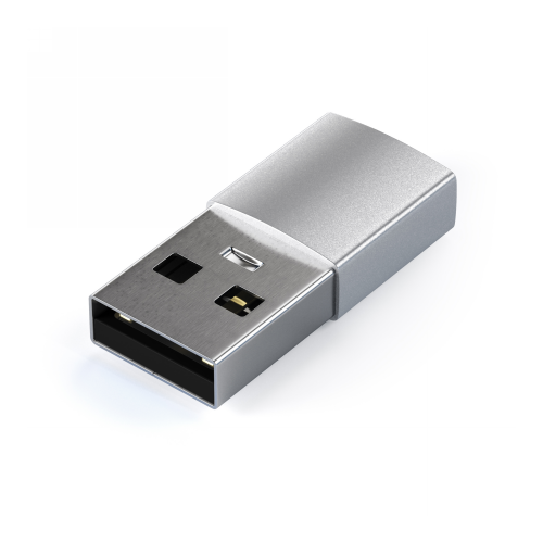 Satechi Distributor - 879961008093 - STH13 - Satechi Aluminium Adapter USB-A/USB-C Silver - B2B homescreen