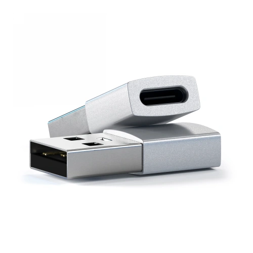 Adapter Satechi Aluminium Adapter USB-A/USB-C (silver)