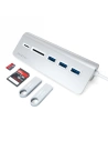 Hurtownia GSM - Adapter HUB Satechi Aluminium Hub Combo USB-C (3x USB-A, czytnik kart micro/SD) (silver) - STH15 - {ean13} - Hurt