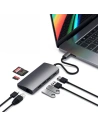 Hurtownia GSM - Adapter HUB Satechi Aluminium Adapter V2 USB-C (USB-C, 3x USB-A, 4K HDMI, czytnik kart) (space gray) - STH16 - {ean13} - Hurt