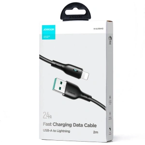 Hurtownia GSM - Kabel Joyroom S-UL012A13 USB-A/Lightning 2.4A 2m czarny - JYR728 - {ean13} - Hurt