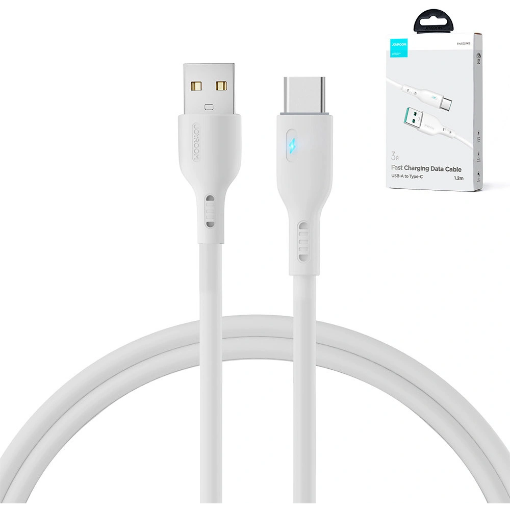 Hurtownia GSM - Cablul Joyroom S-UC027A13 USB-A/USB-C 3A 1,2m alb - JYR729 - {ean13} - Hurt