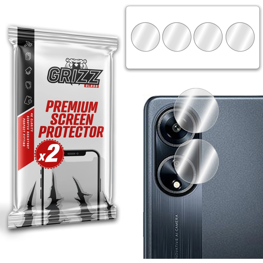 Wholesale GrizzGlass HybridGlass Camera Oppo A1 - GRZ4762 - {ean13} - Hurt