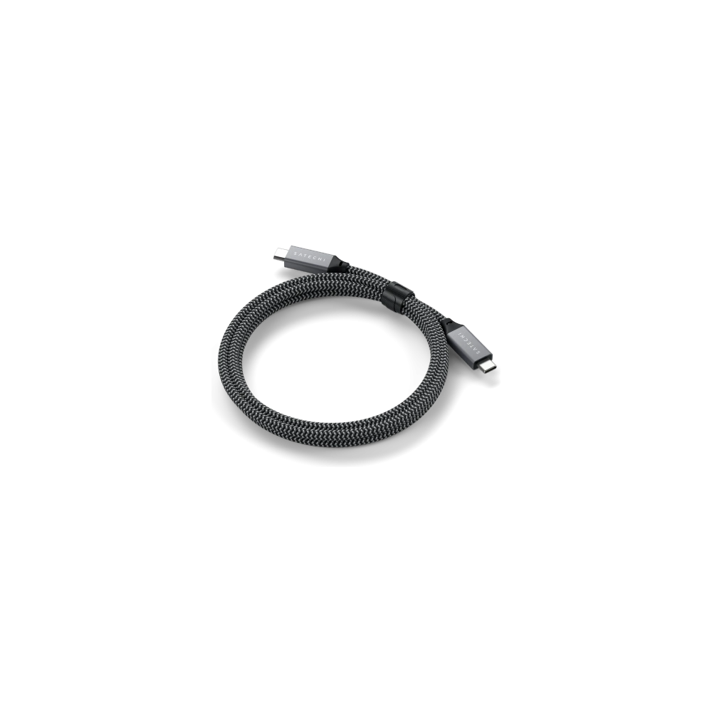 Hurtownia GSM - Cablu Satechi USB4 USB-C/USB-C 100W 80cm (gri spațial) - STH19 - {ean13} - Hurt