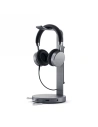 Satechi Aluminium USB-C Headphone Stand (USB-A, jack port) Space Gray