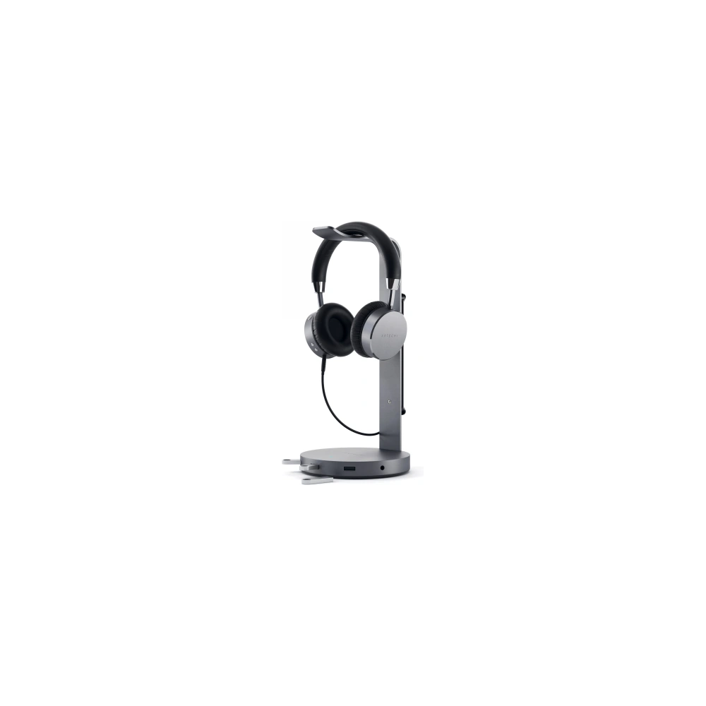 Hurtownia GSM - Kopfhörerständer Satechi Aluminium USB-C Kopfhörerständer (USB-A, Klinkenanschluss) (Raumgrau) - STH22 - {ean13} - Hurt