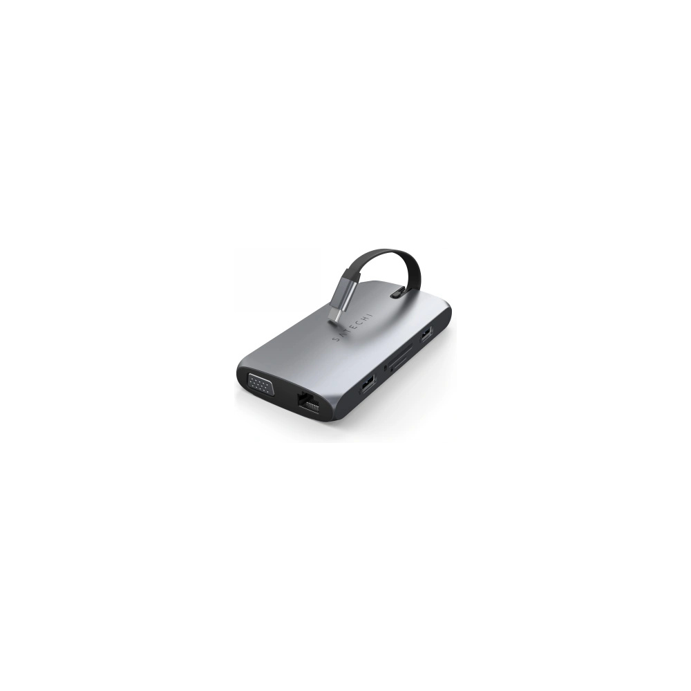 Hurtownia GSM - Adapter HUB Satechi On-the-Go Multiport USB-C (USB-C PD, 2x USB-A, HDMI 4K, VGA, Ethernet, Kartenleser) (space gray) - STH23 - {ean13} - Hurt