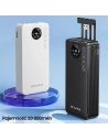 Hurtownia GSM - Powerbanka AWEI P134K 20000mAh černá/black s displejem + kabely USB/PD/Lightning/microUSB - AWEI132 - {ean13} - Hurt