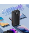 Hurtownia GSM - Powerbank AWEI P134K 20000mAh schwarz/black mit Display + USB/PD/Lightning/microUSB-Kabel - AWEI132 - {ean13} - Hurt