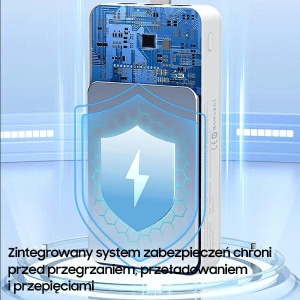 Hurtownia GSM - Powerbank AWEI P140K 30000mAh 22.5W czarny/black 3xUSB/PD/Lightning wyświetlacz + lampka LED - AWEI133 - {ean13} - Hurt