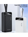 Hurtownia GSM - Powerbank AWEI P141K 40000mAh 22.5W negru/black 3xUSB/PD/Lightning display + lumânare LED - AWEI134 - {ean13} - Hurt