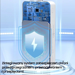 Hurtownia GSM - Powerbank AWEI P141K 40000mAh 22.5W czarny/black 3xUSB/PD/Lightning wyświetlacz + lampka LED - AWEI134 - {ean13} - Hurt