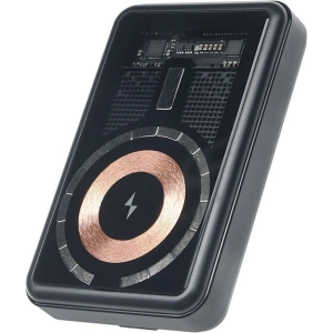 AWEI P155K Powerbank 10000mAh 15W Magnetic Wireless Fast Charge with stand Lightning/PD black