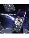 Hurtownia GSM - Powerbank AWEI P155K 10000mAh 15W Magnetic Vezeték nélküli Gyors Töltés állvánnyal Lightning/PD fekete/black - AWEI135 - {ean13} - Hurt