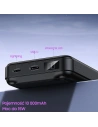 Hurtownia GSM - Powerbank AWEI P155K 10000mAh 15W Magnetic Vezeték nélküli Gyors Töltés állvánnyal Lightning/PD fekete/black - AWEI135 - {ean13} - Hurt