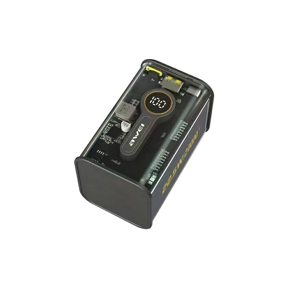Hurtownia GSM - Powerbank AWEI P180K 20000mAh 22.5W černý/black USB/PD + displej - AWEI139 - {ean13} - Hurt